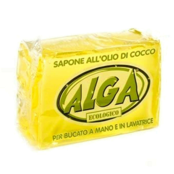 Panetto ALGA sapone ecologico 400gr sapone puro lavaggio multiuso casa bucato