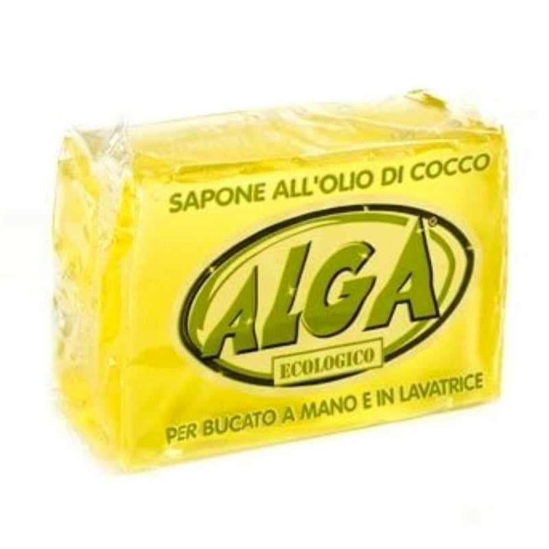 Panetto ALGA sapone ecologico 400gr sapone puro lavaggio multiuso casa bucato